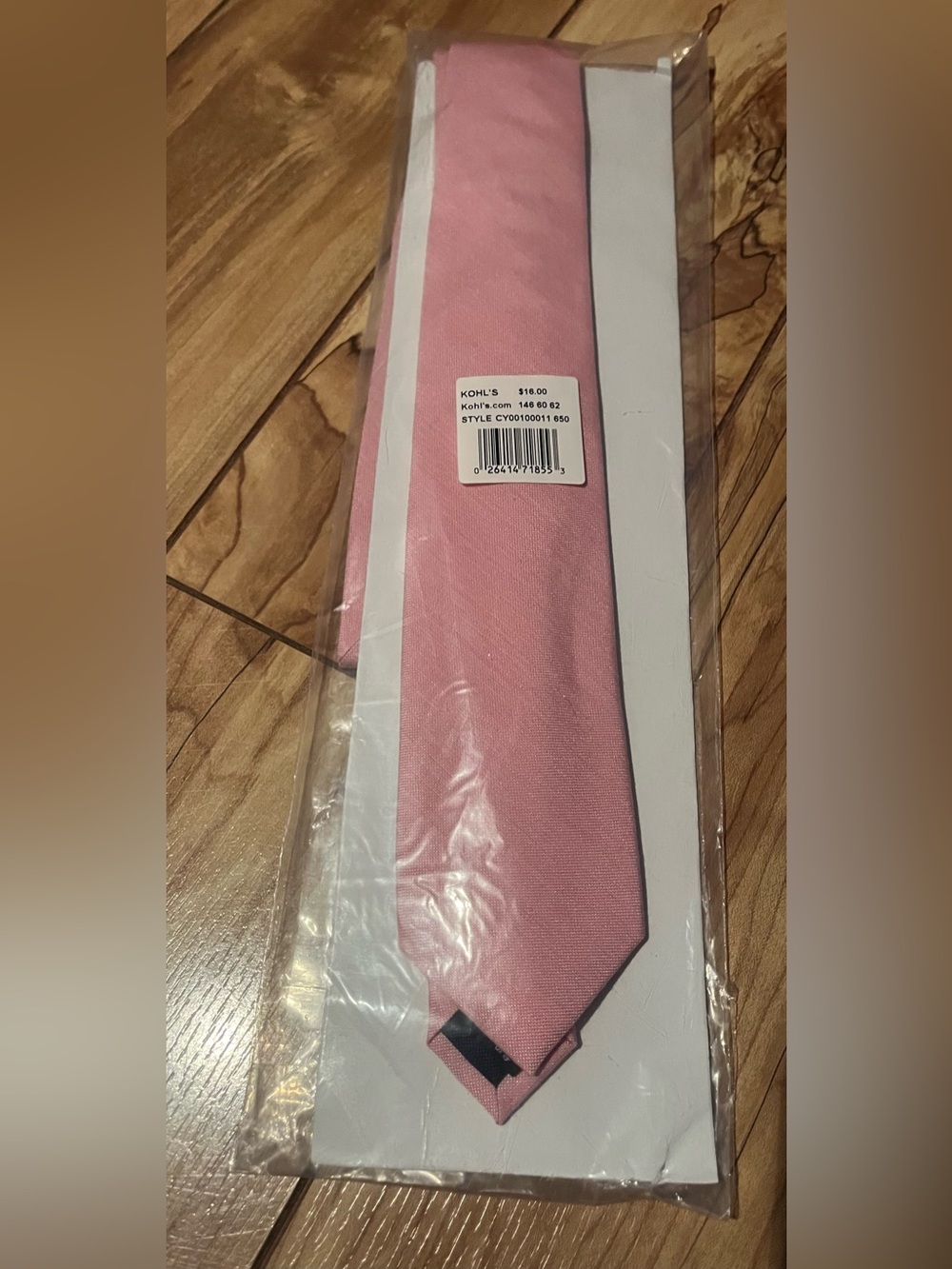 Kohl's Men's Solid Pink Tie - Soft Pink Formal Tie